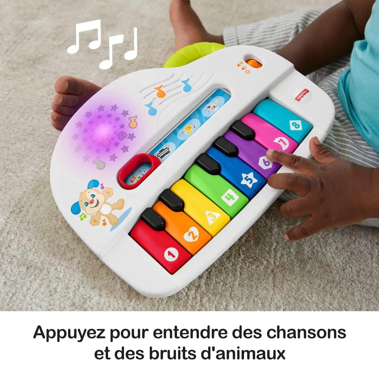 Fisher-Price mänguline plastklaver beebile — helid ja tuled – pakend ja tarvikud