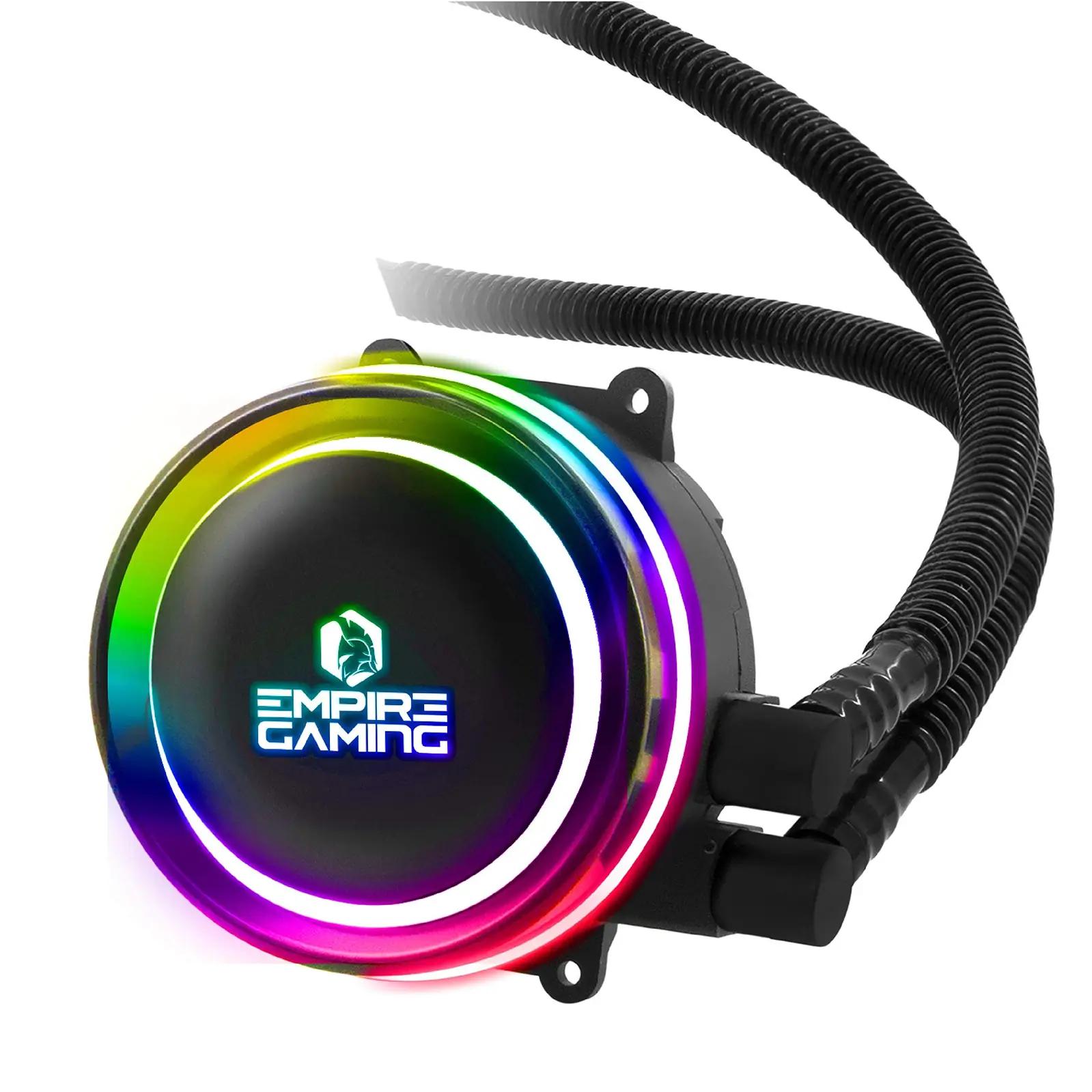 EMPIRE GAMING alumiiniumjuhtega 240 mm AIO jahutus, vaikne – kasutusnäide