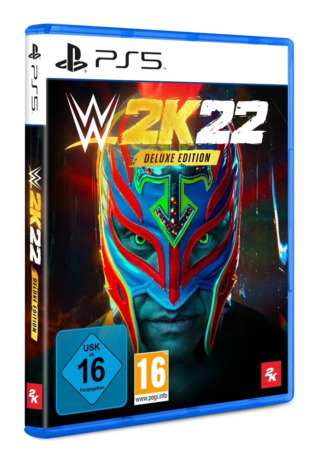 2K WWE 2K22 Deluxe – PS5 võimukas matšikogemus kingituseks – detailne vaade