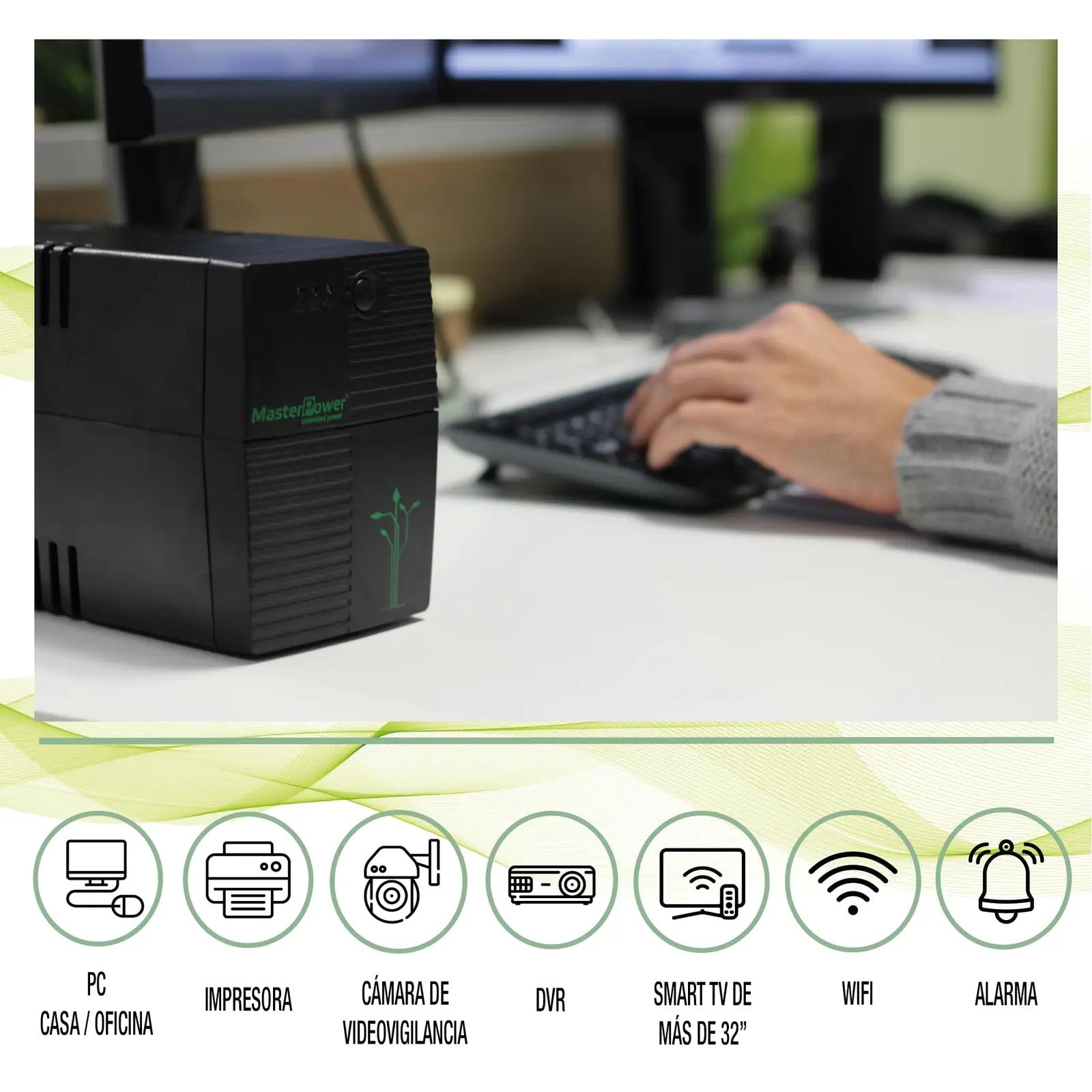 Master U-Power UPS 650 VA — kompaktne varutoide kodu- ja – lisavaade