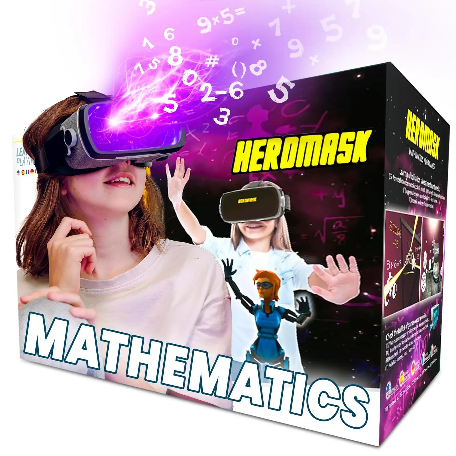 Heromask laste VR-prillid matemänguga — arendav kingitus