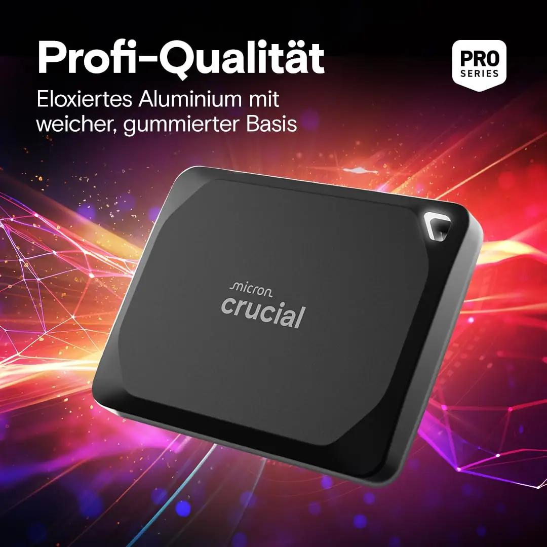 Crucial X10 Pro 2TB väline SSD – vastupidav ja kiire salvestus – pilt 6
