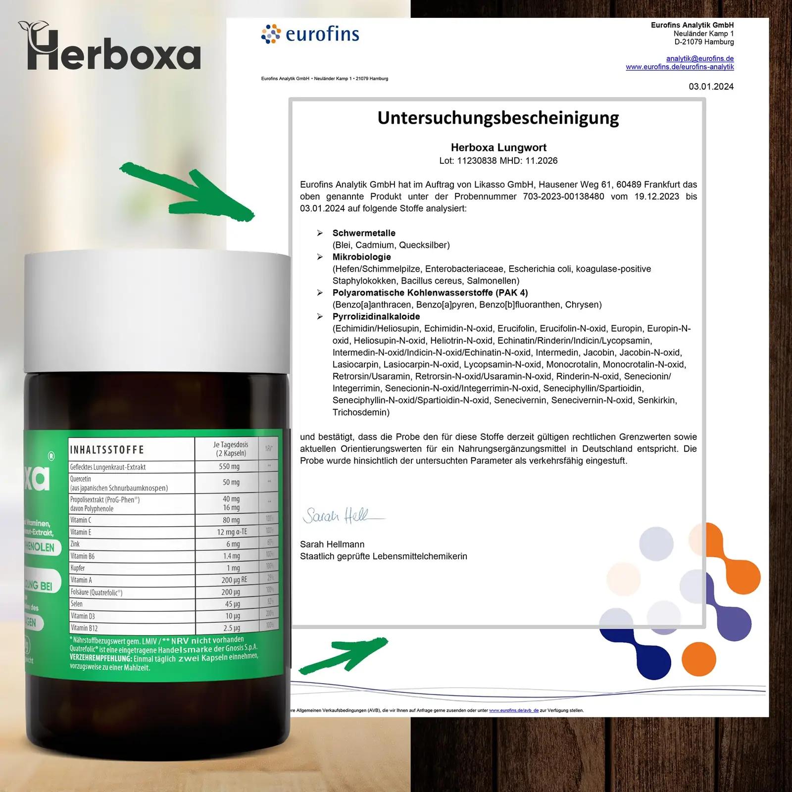 Herboxa.com looduslik toidulisand — tabalungiga 60 kapslit – pilt 6