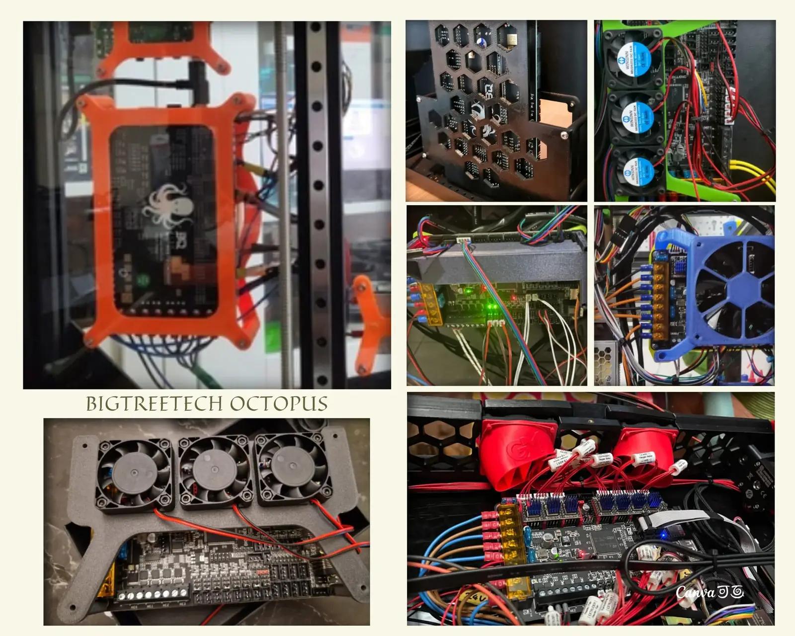 BIGTREETECH Octopus V1.1 juhtelektroonika — 32-bit stiilne – detailne vaade