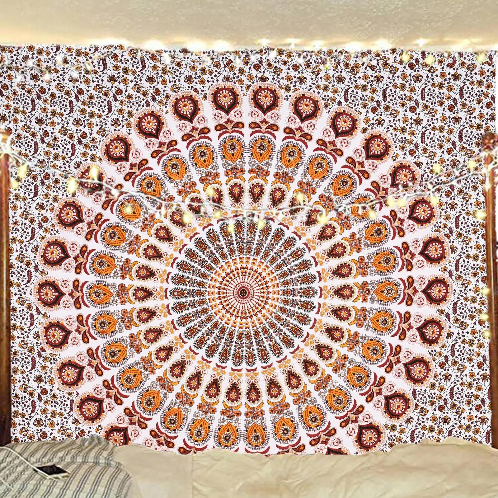 Bless International puuvillane Mandala-tapisserii – boho dekor