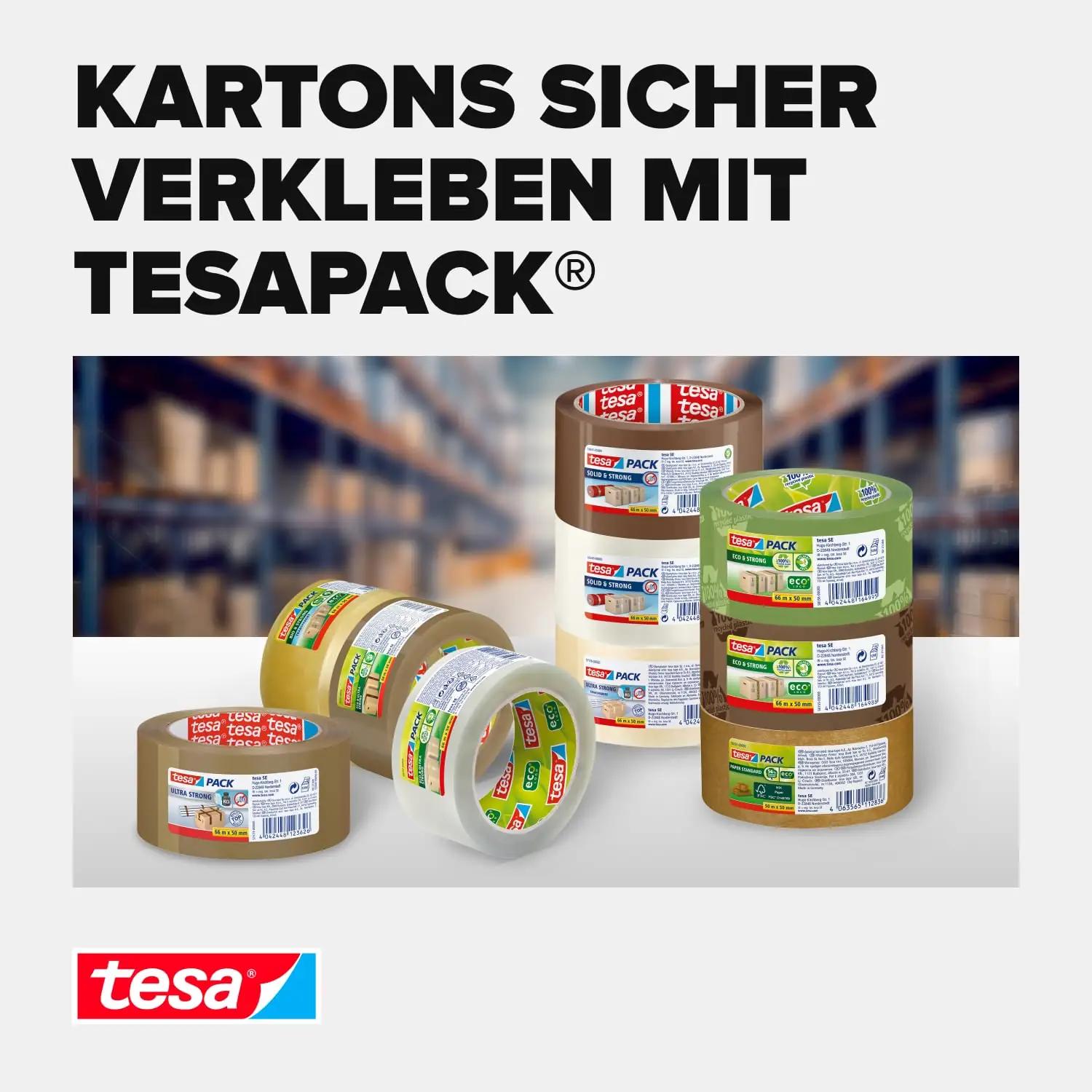 tesa tugev PVC-pakenditeip 6 rulli – vastupidav pakkimine – pilt 7