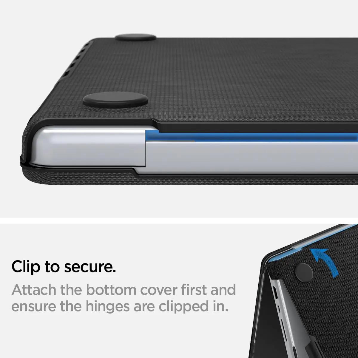 Spigen kaitsev Urban Fit ümbris MacBook Pro 14″ – pakend ja tarvikud