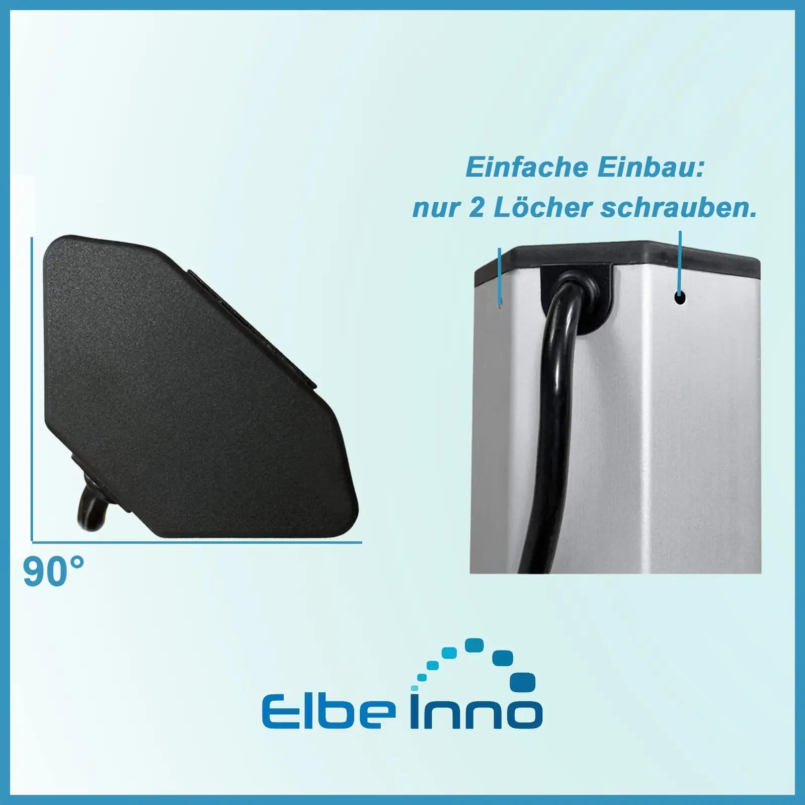 Elbe Inno alumiiniumist nurgapistik 3x + 2 USB ja lüliti – pakend ja tarvikud
