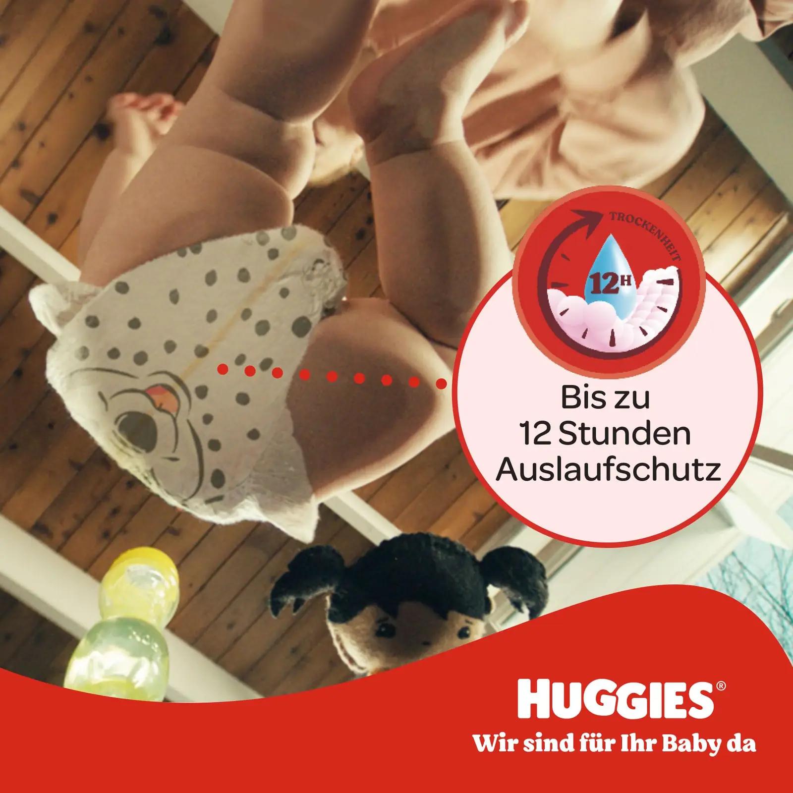 HUGGIES pehmed Little Movers mähkmed — mugavus ja kaitse – lisavaade