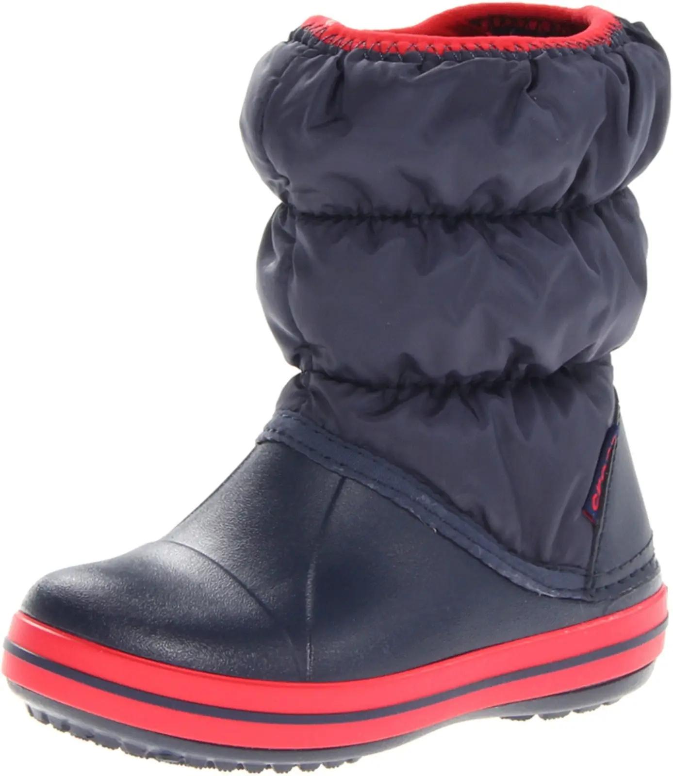 Crocs soe laste talvesaabas navy-punane – mugav ja kerge