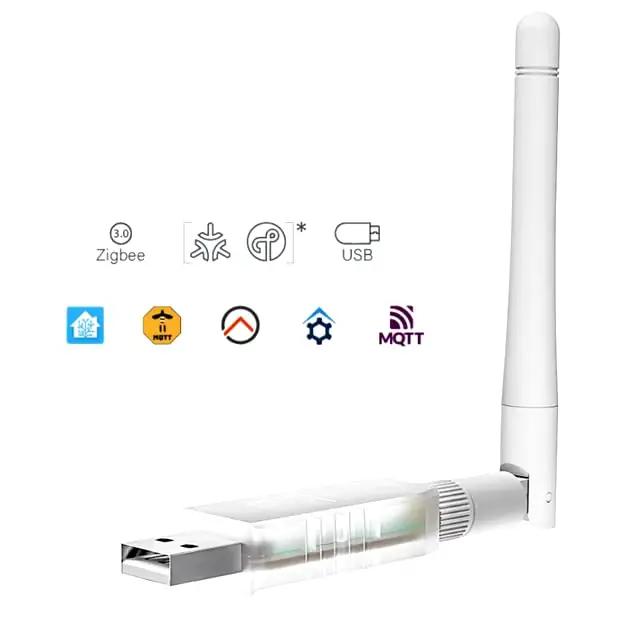 LINEOPS Zigbee USB-vastuvõtja 3 dB antenniga – nutikas ühendus – pakend ja tarvikud
