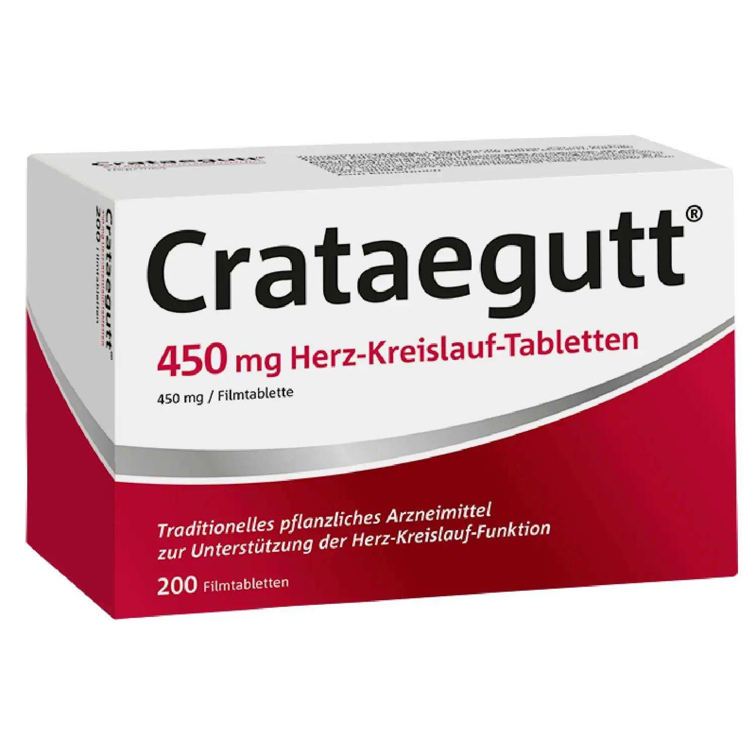 Crataegutt kõrgdoosne valgeõunapuu tabletisüdame tugi 200 tk