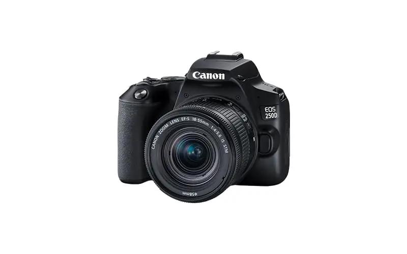 Canon kerge peegelkaamera EOS 250D komplekt (must) – lisavaade