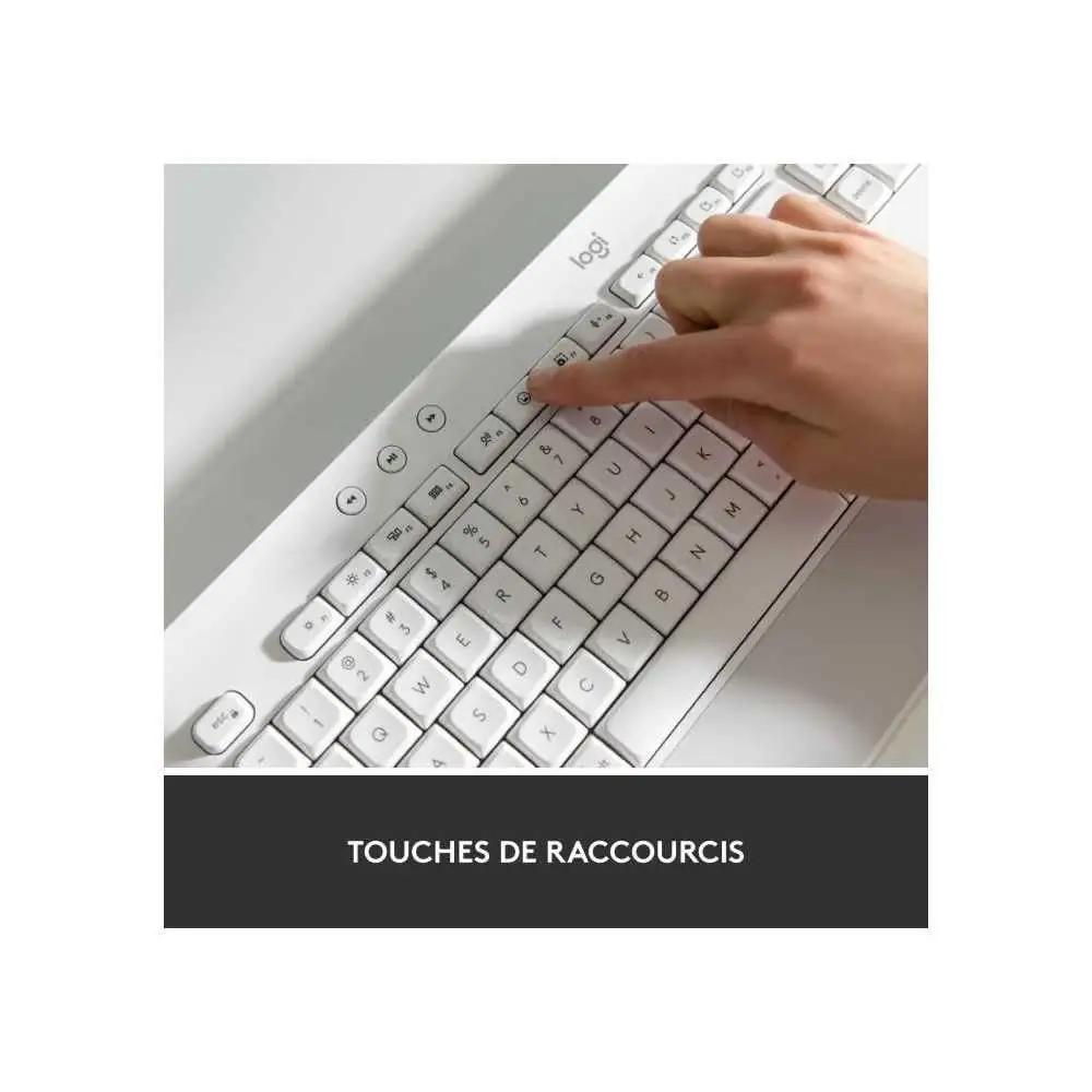 Logitech mugav pehme-touch klaviatuur käetoe ja numbripadjaga – pakend ja tarvikud