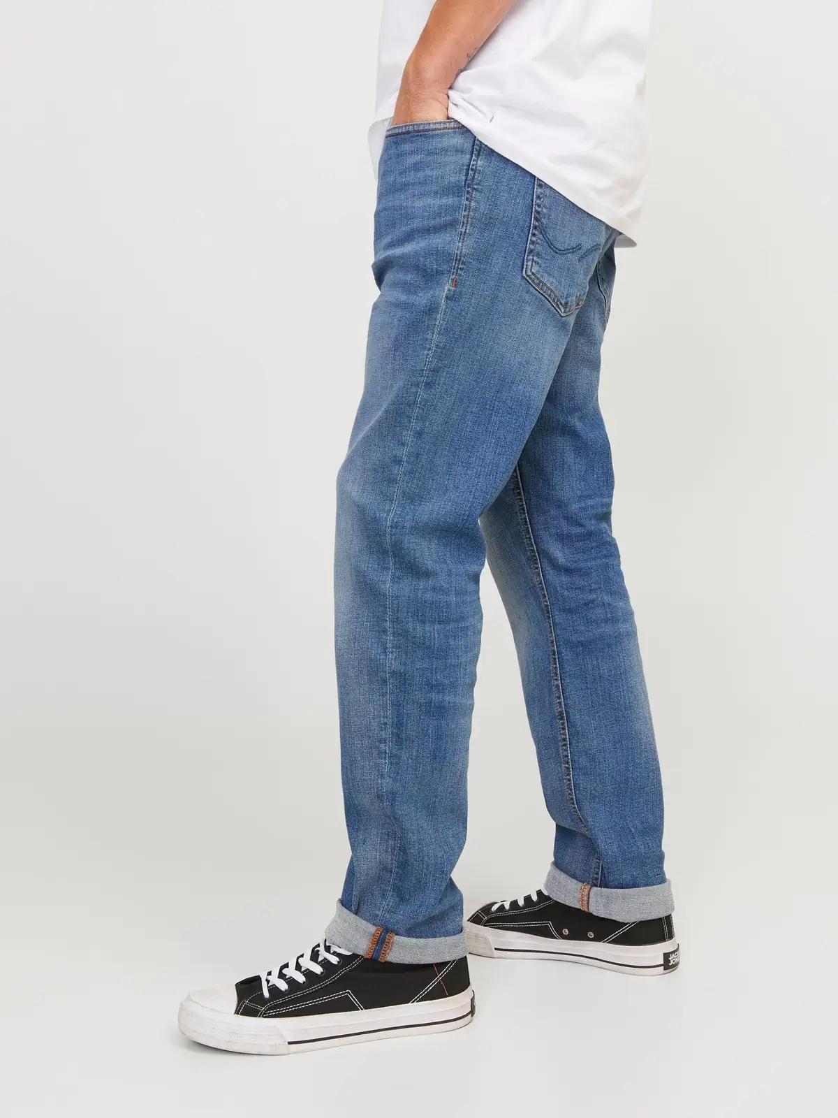JACK & JONES sinine denim püksid — Slim Fit mugavus – pilt 7