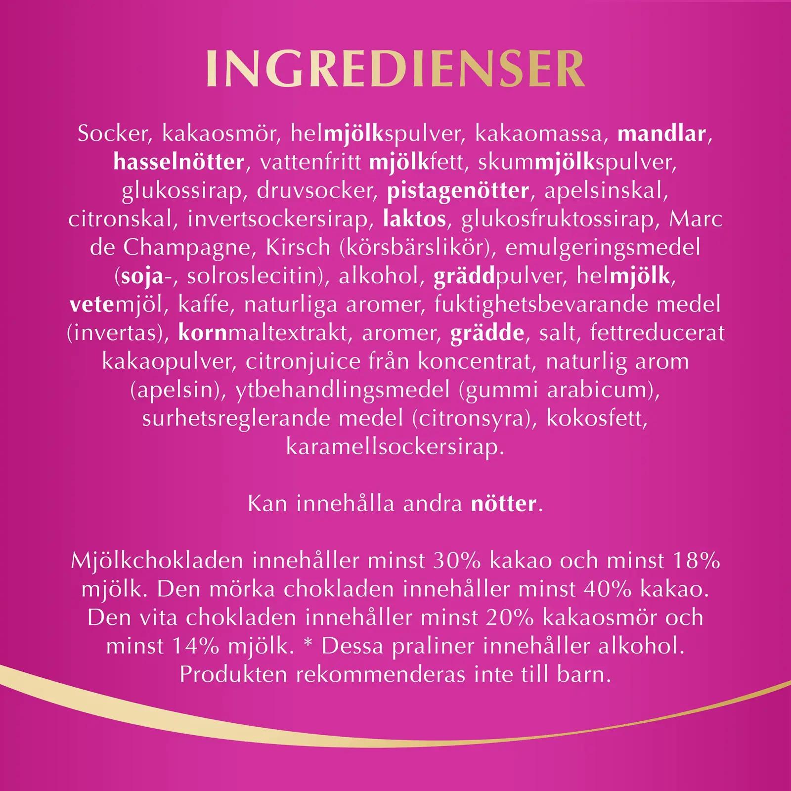 Lindt šokolaadikarp — elegantne praliinigift 12×100 g – pakend ja tarvikud