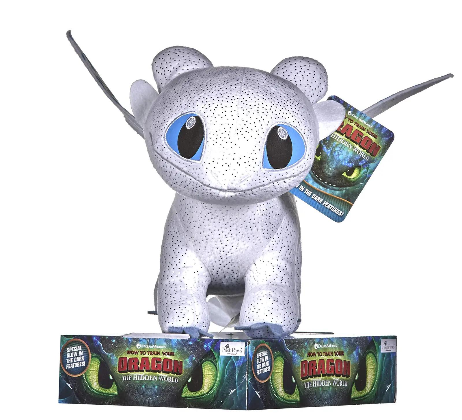 Joytoy pehme plüüsdragon, helendav ripats charm ja mängukaaslane – detailne vaade
