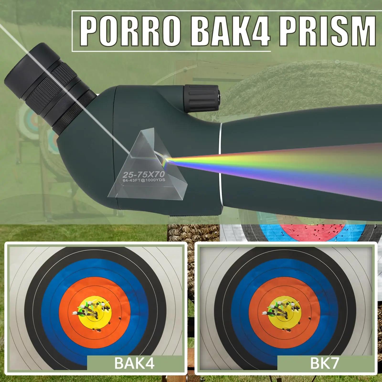 SVBONY vastupidav metall-spektiv 25–75×70 — panoramvaade – kasutusnäide