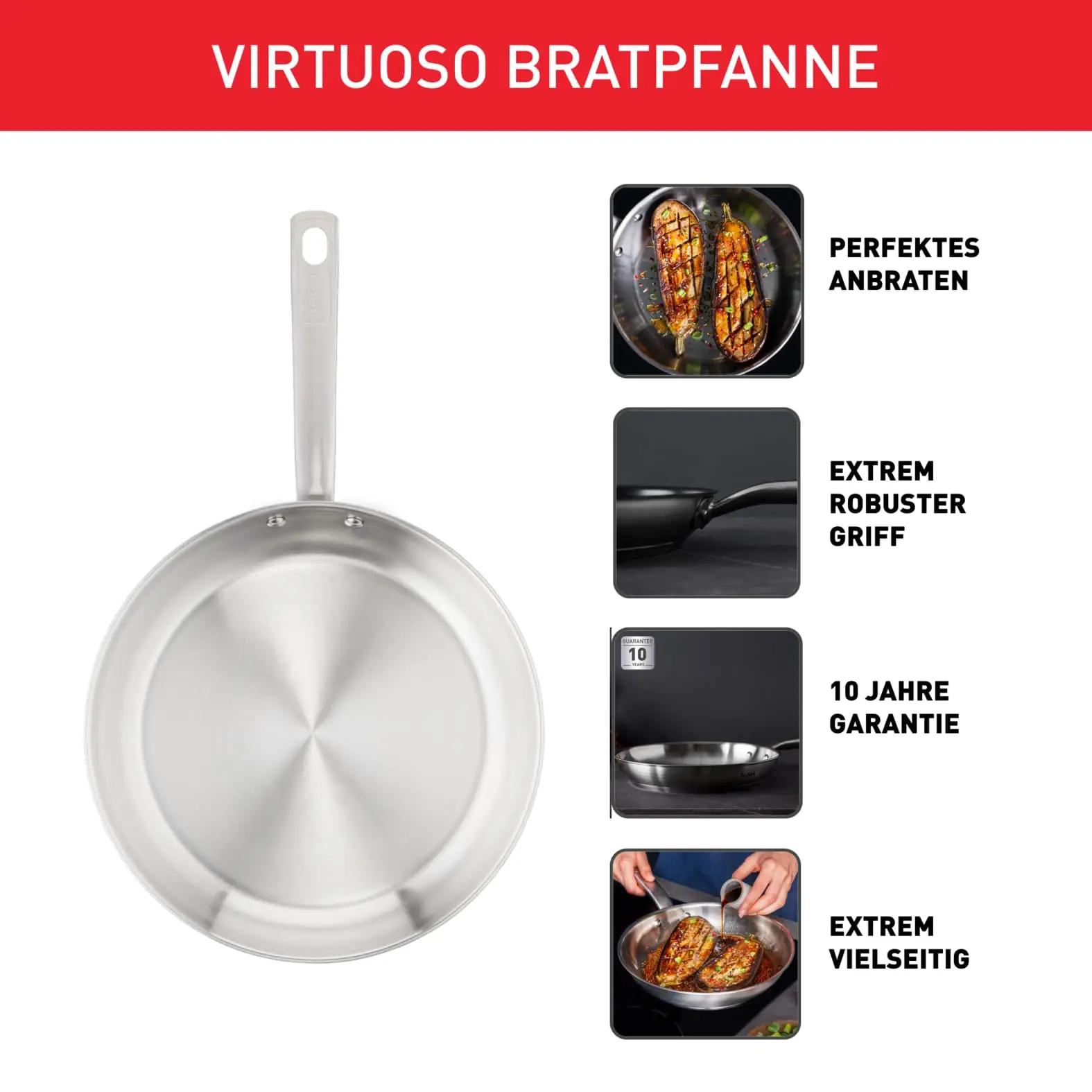 Tefal roostevaba praepann 28 cm – vastupidav ja lihtne hooldus – kasutusnäide