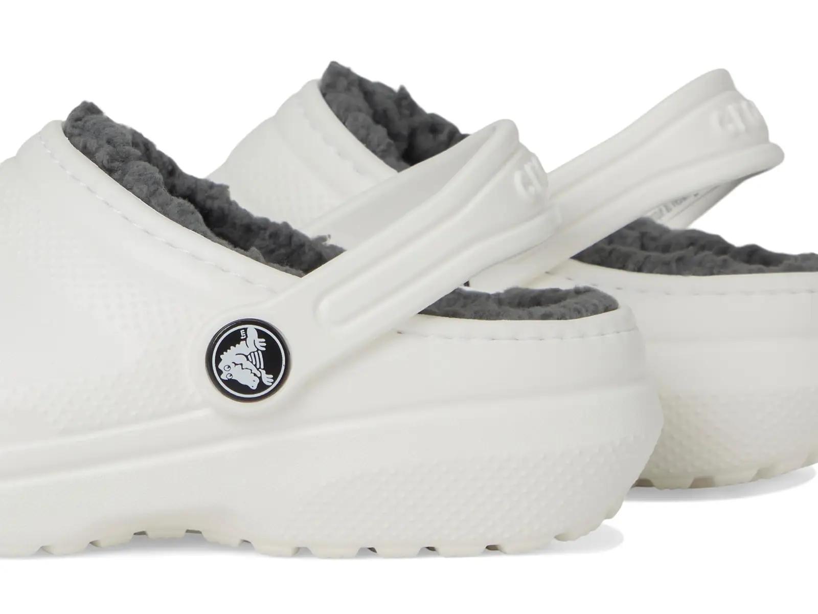 Crocs lastevoodriga klassikalised klotsid — soe ja mugav valge – pilt 6