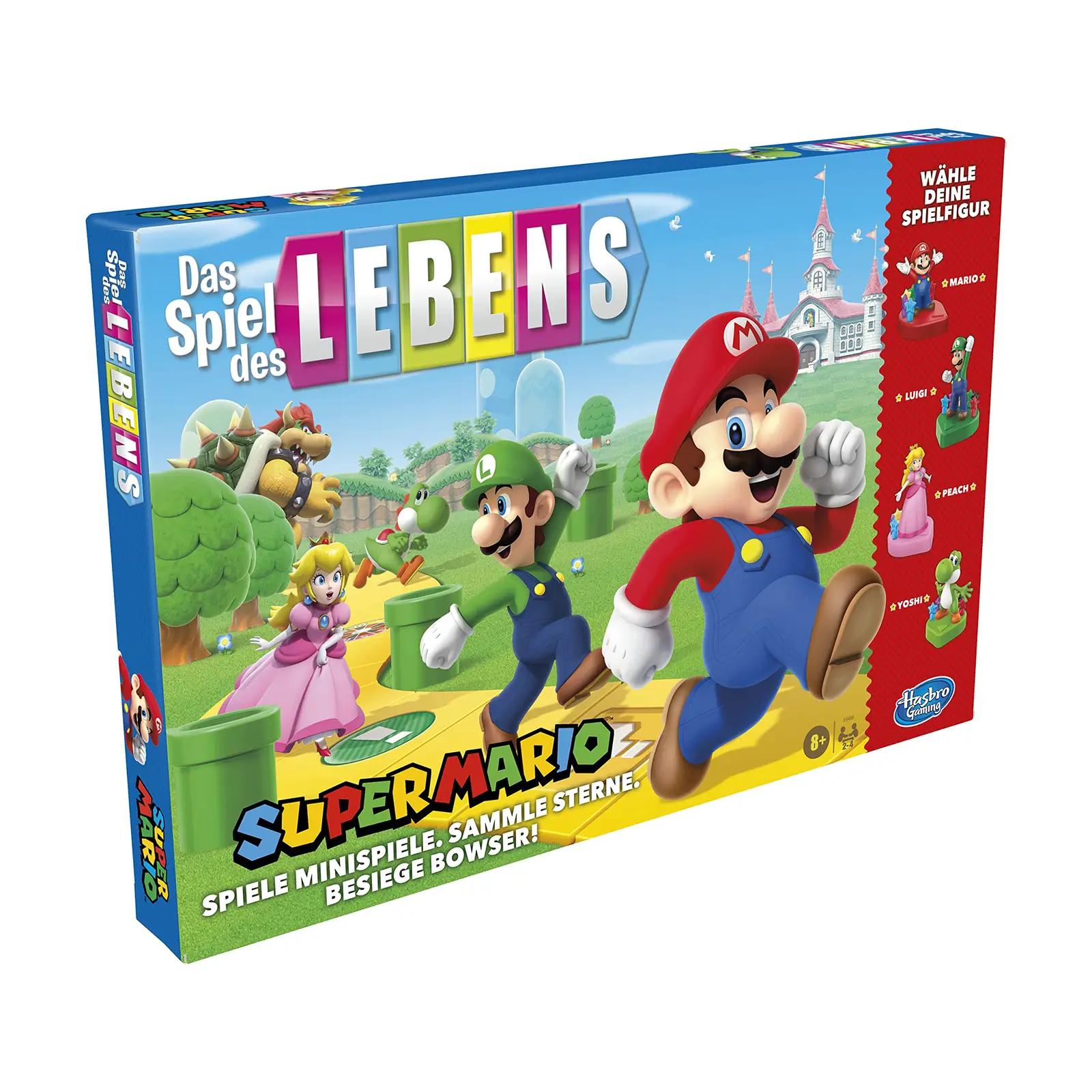 Hasbro Gaming Super Mario lauamäng – pere- ja kinkieelis – pakend ja tarvikud