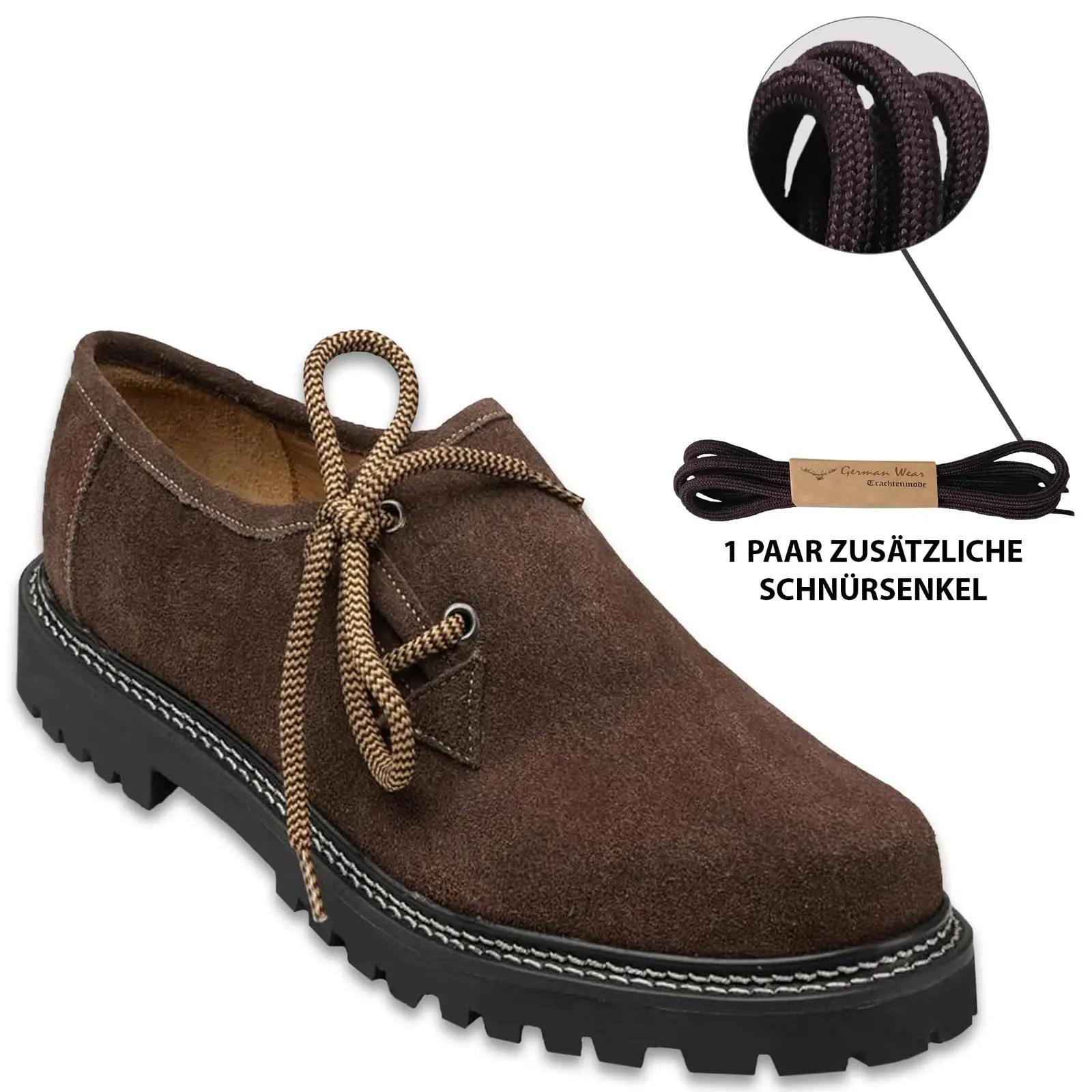 German Wear käsitööna: nahast Haferlschuhe pere teema charmiga – pilt 6
