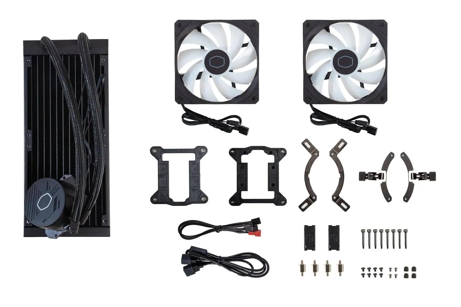Cooler Master veejahuti 240 mm – vaikne metallist jahutus – pilt 8