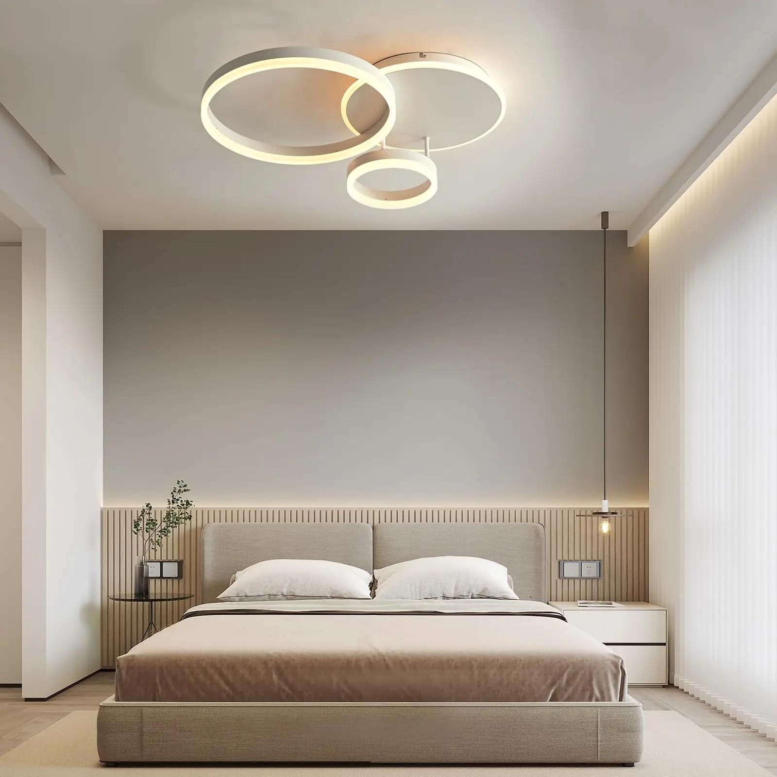MOUNM modernne LED laelamp 65×50 cm — reguleeritav valgus – kasutusnäide