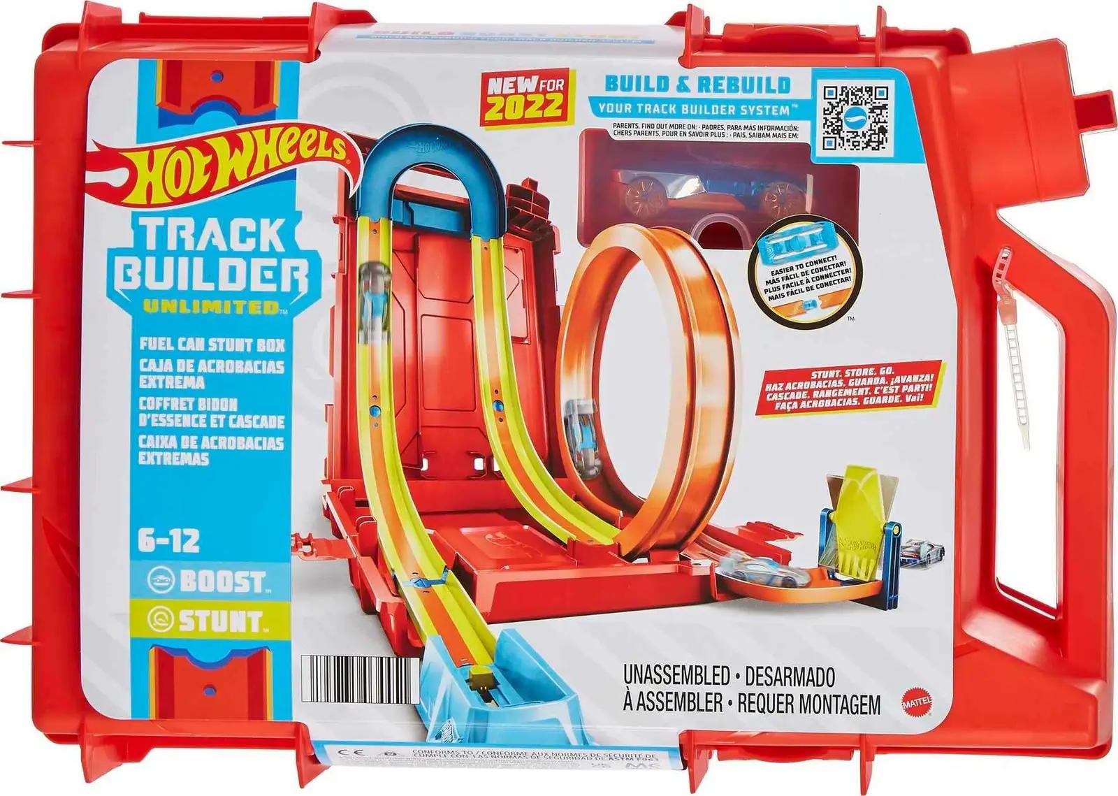Hot Wheels plastist autorada kinkepakend – loop ja hoiukast