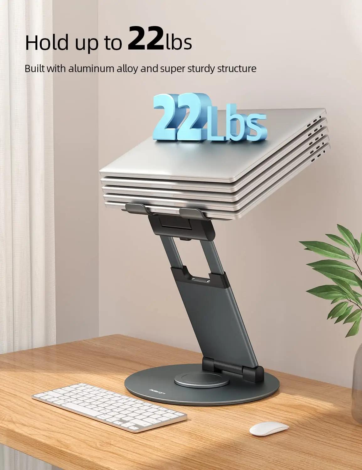 Nulaxy ergonoomiline alumiiniumist sülearvutihoidik — – lisavaade