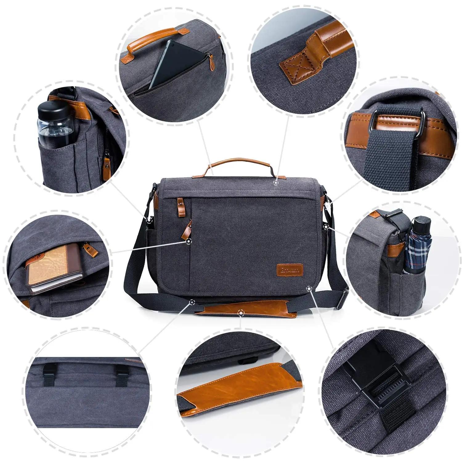 ESTARER veekindel kaamerakott canvasist — turvaline SLR/DSLR – pilt 6