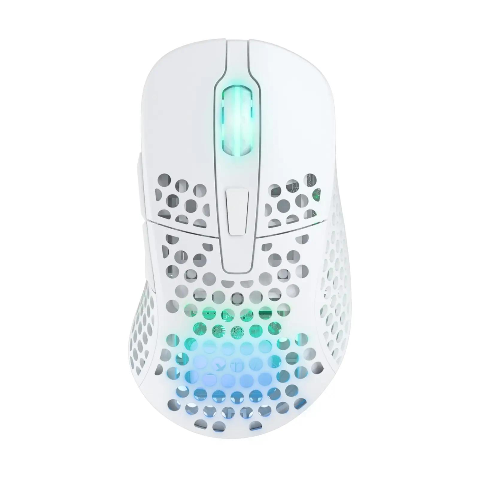 Xtrfy kerge mänguhiir M4W-RGB-WHITE — täpne ja ergonoomiline