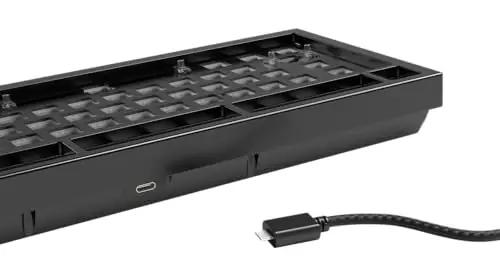 Glorious alumiiniumist 75% barebones klaviatuur mängimiseks ja – pilt 14