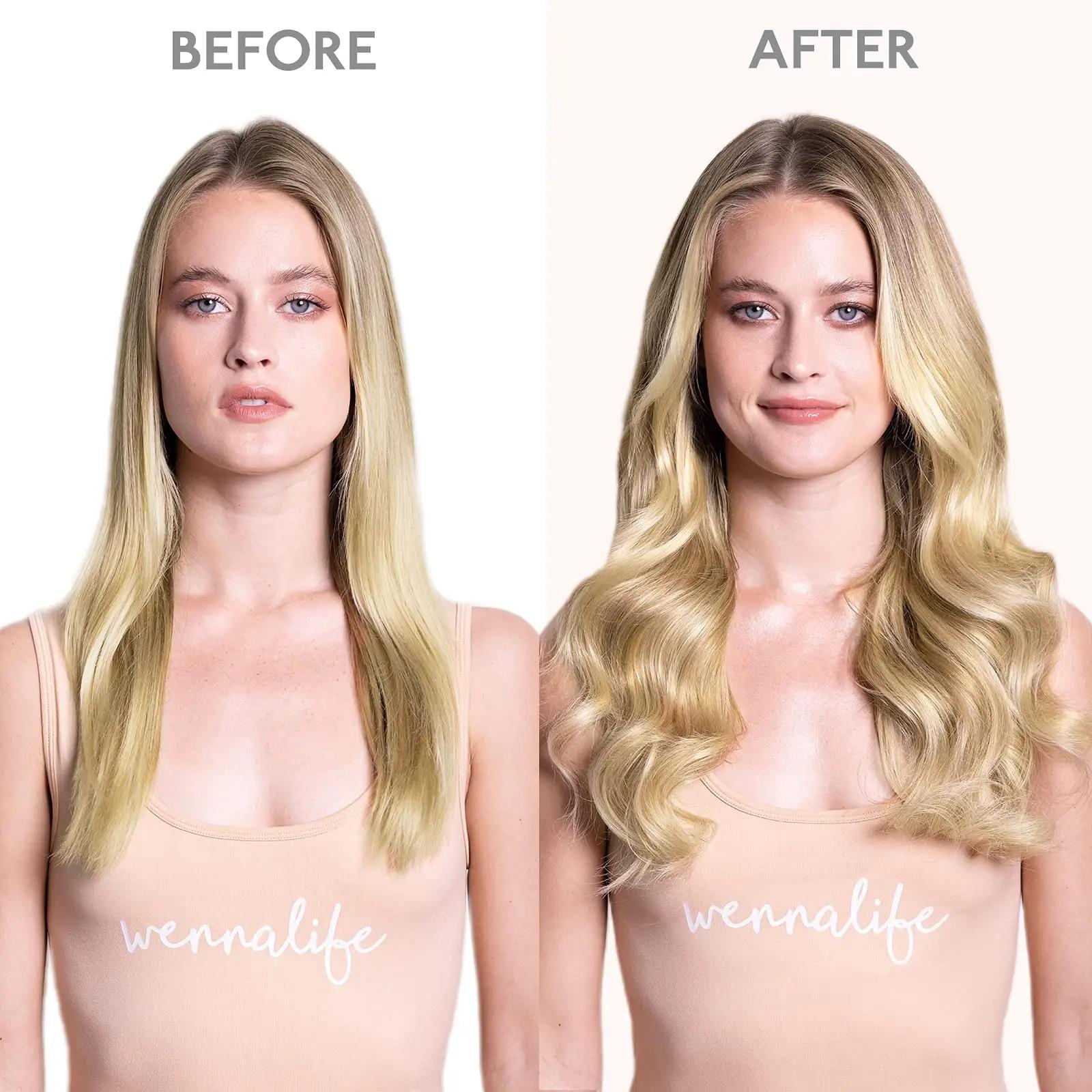 Wennalife ehtne juuksepikendus 35 cm – naturaalne kuldblond – lisavaade