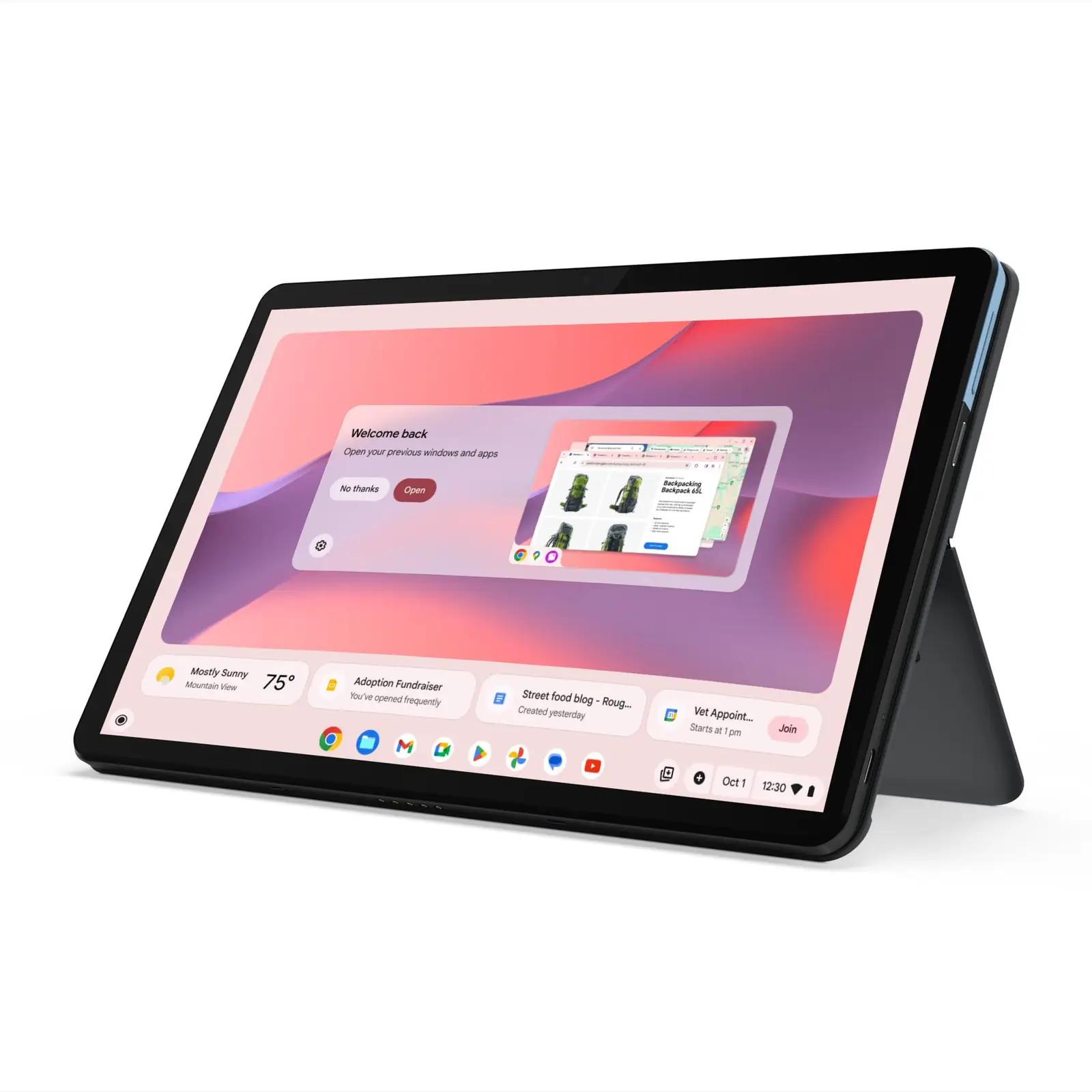 Lenovo kerge 2‑in‑1 tahvelarvuti – vastupidav reisi- ja tööseade – kasutusnäide