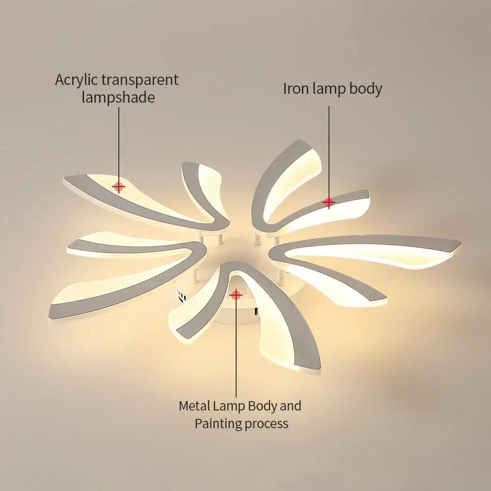 Comely modernne akrüül laelamp — reguleeritav valgus ja hubasus – pilt 8