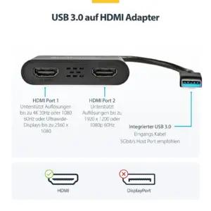 StarTech USB32HD2 arvutitarvikud – detailne lähivaade
