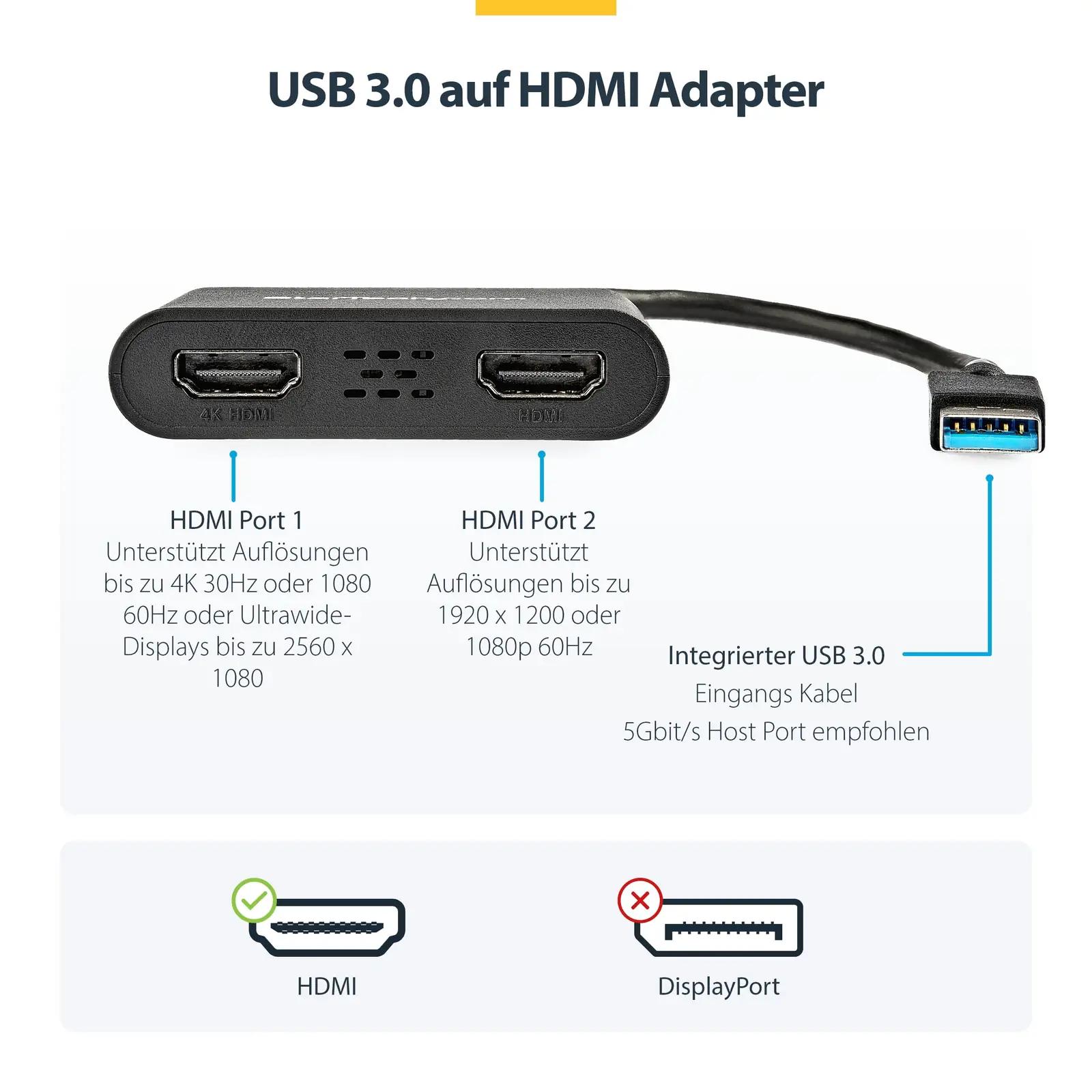 StarTech USB32HD2 arvutitarvikud – detailne lähivaade