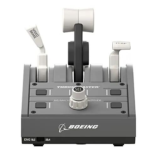 Thrustmaster simulaatorquadrant Boeing-viimistlusega — – pakend ja tarvikud