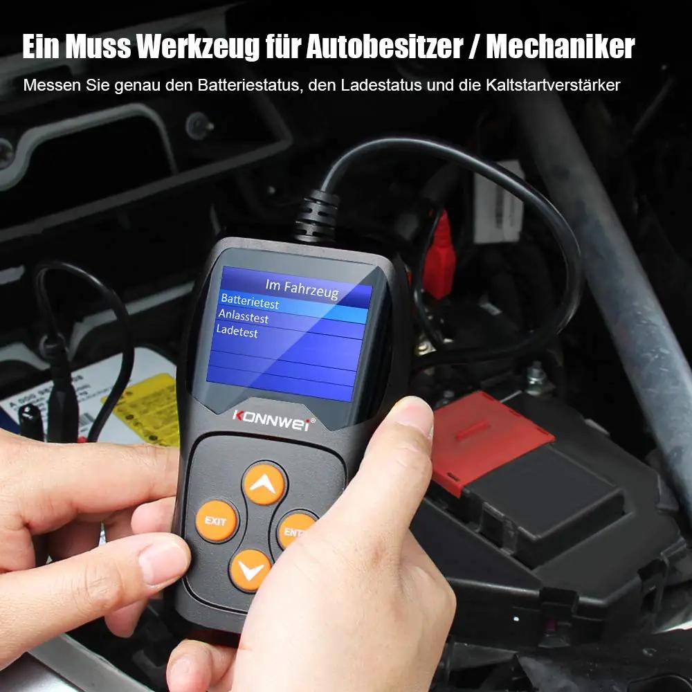KONNWEI professionaalne akutester — täpne auto- ja paadikasutus – pilt 6
