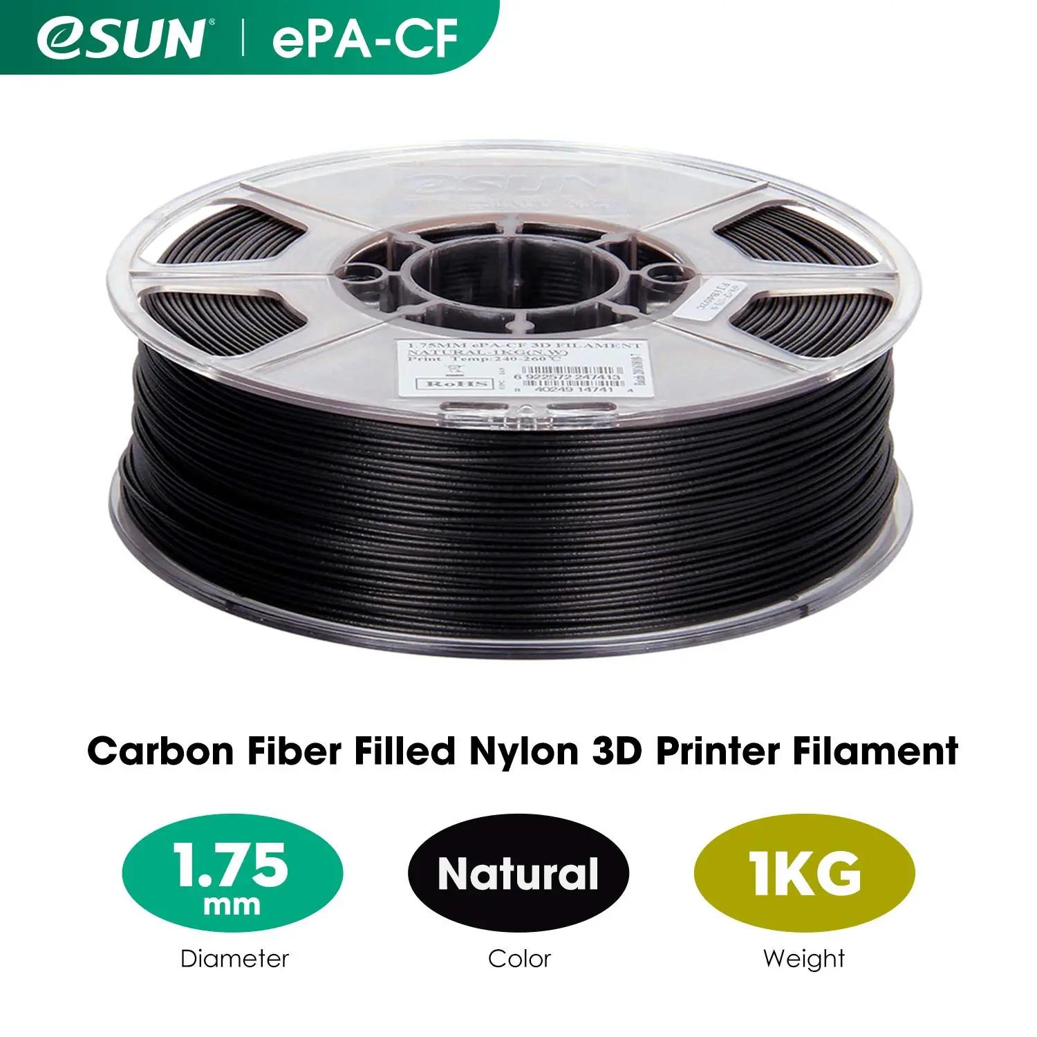 eSUN tugev nailon‑süsinikkiu filament 1,75 mm — vastupidav – detailne vaade
