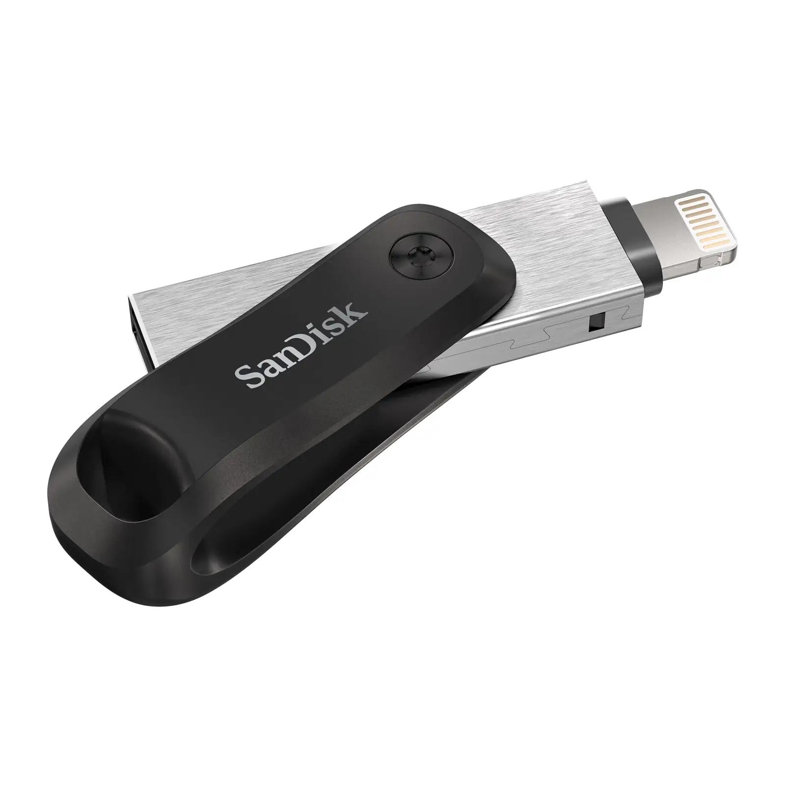 SanDisk nutikas iXpand Go 256 GB mälupulk iPhone’ile – pakend ja tarvikud