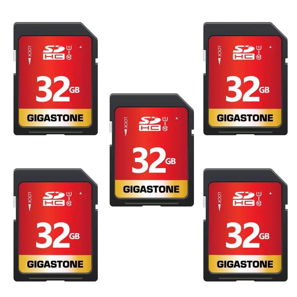Gigastone 32GB SDHC 5-pack — usaldusväärne salvestuslahendus