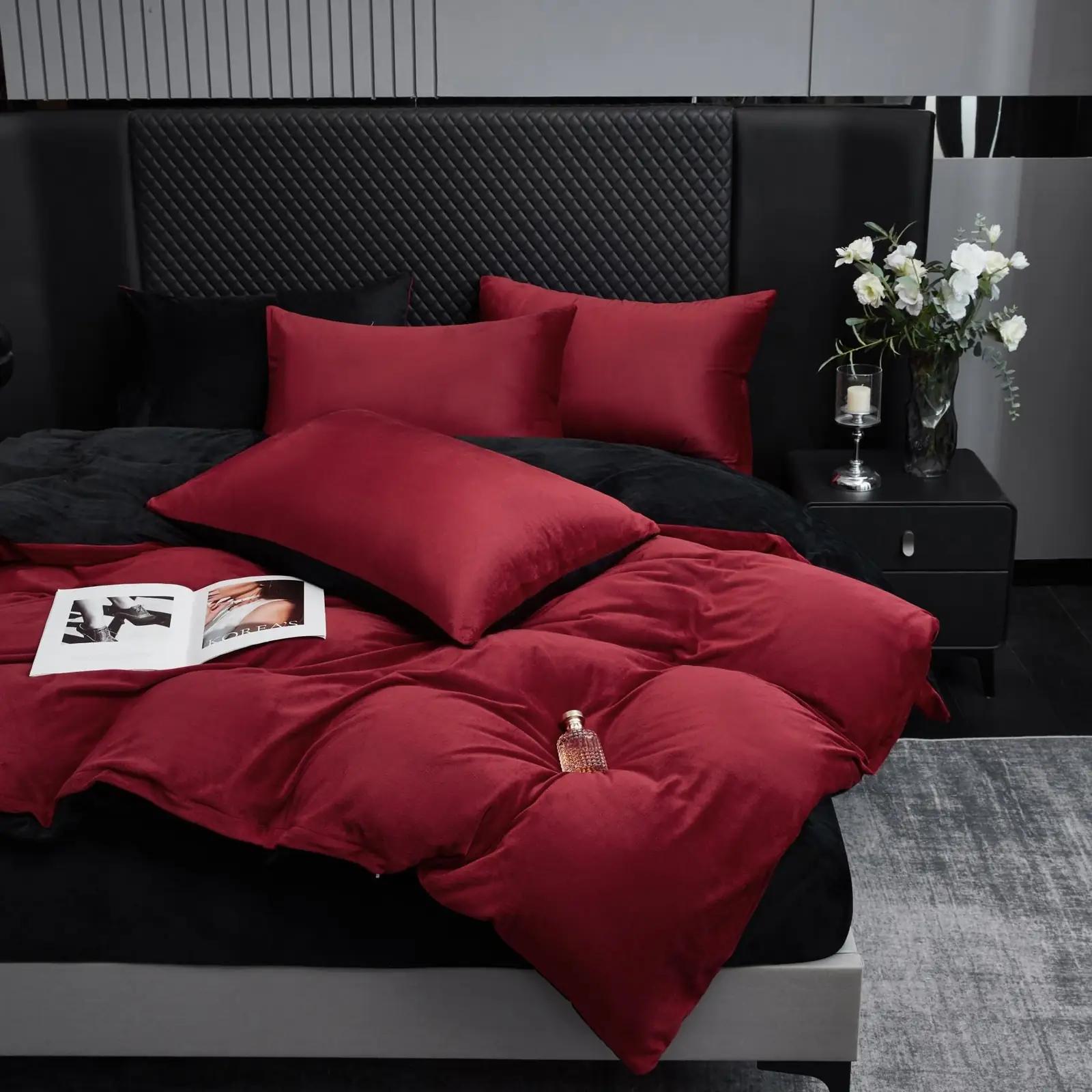 YASMENG pehme flanellvoodipesu 220×240 cm – soe talveks – detailne vaade