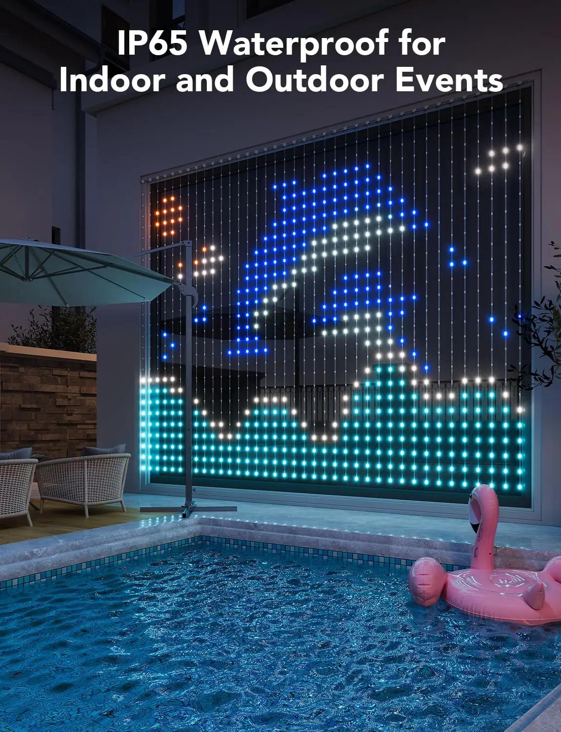 Govee LED-eksponaadi dekoratiivne kardin 520 valgustiga 2×1,5m – pilt 7