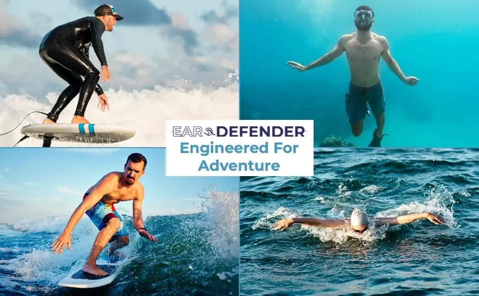 EAR DEFENDER silikoonist ujumis- ja surfiklapid – pilt 7