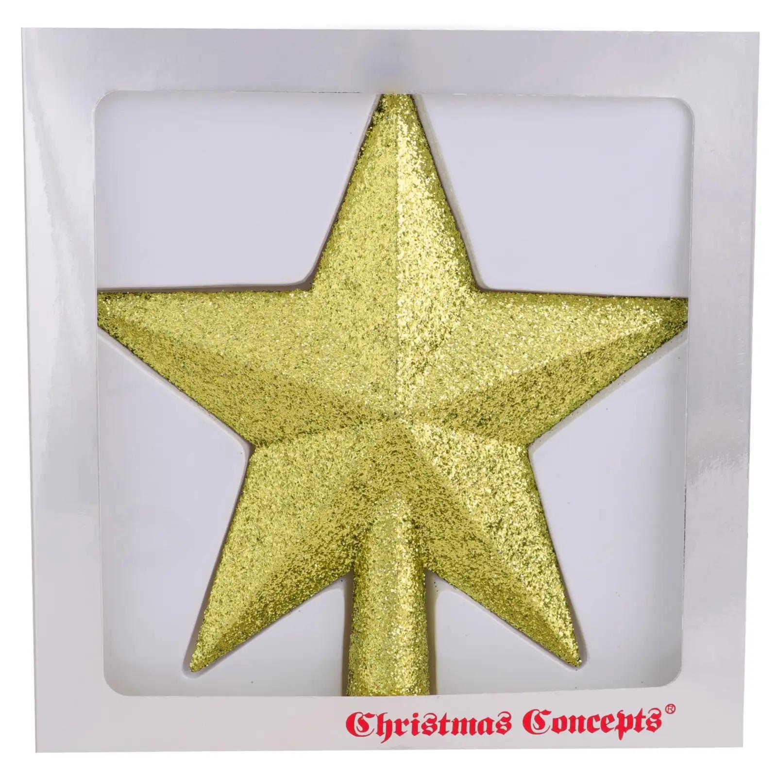 Christmas Concepts rohelise läikega kuuseots – dekoratiivne täht – lisavaade