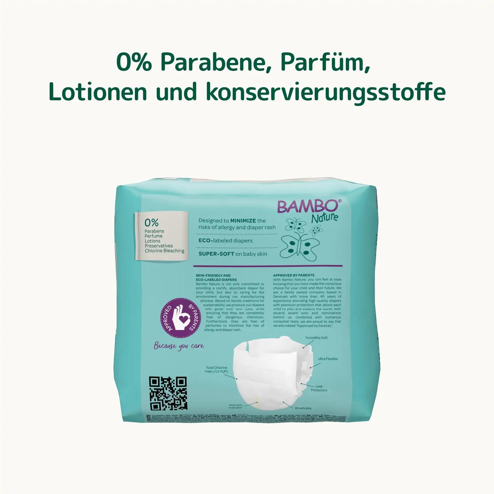 Bambo Nature õrnad beebimähkmed suurus 0 — tundlikule nahale – pilt 6
