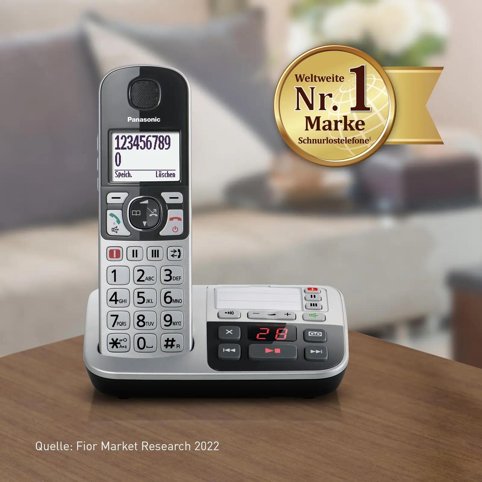 Panasonic helipehme ABS margiga DECT-telefon vanuritele – pilt 7