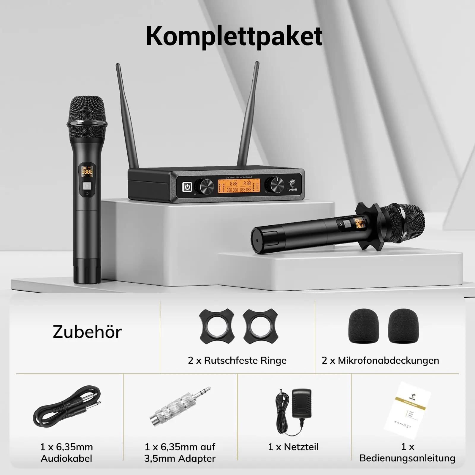 TONOR juhtmevaba dünaamiline mikrofon – Karaoke ja esinemiseks – pilt 9